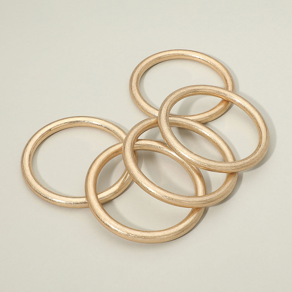 5PCS -Frosty Bangles