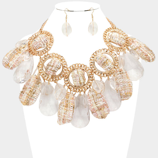 All Tweed Up Necklace Set