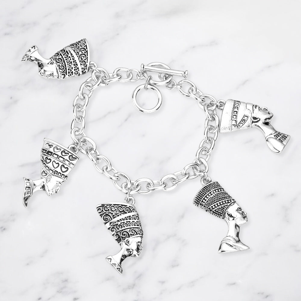 Cleopatra Charm Bracelet