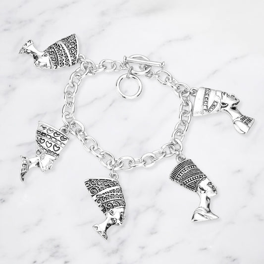 Cleopatra Charm Bracelet