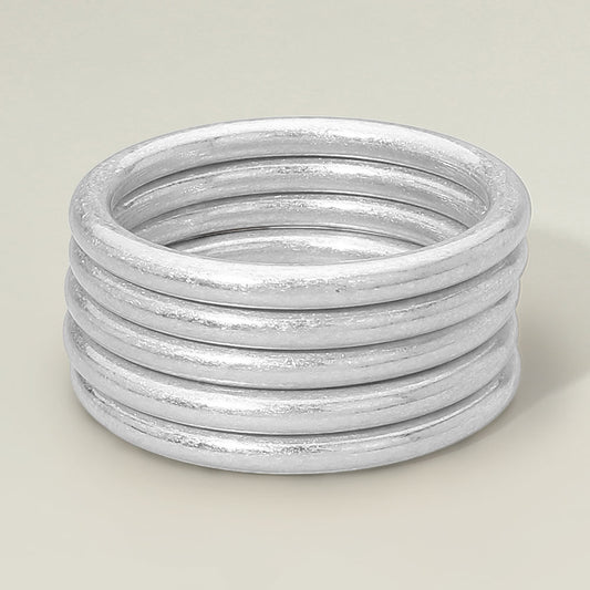 5PCS -Frosty Bangles
