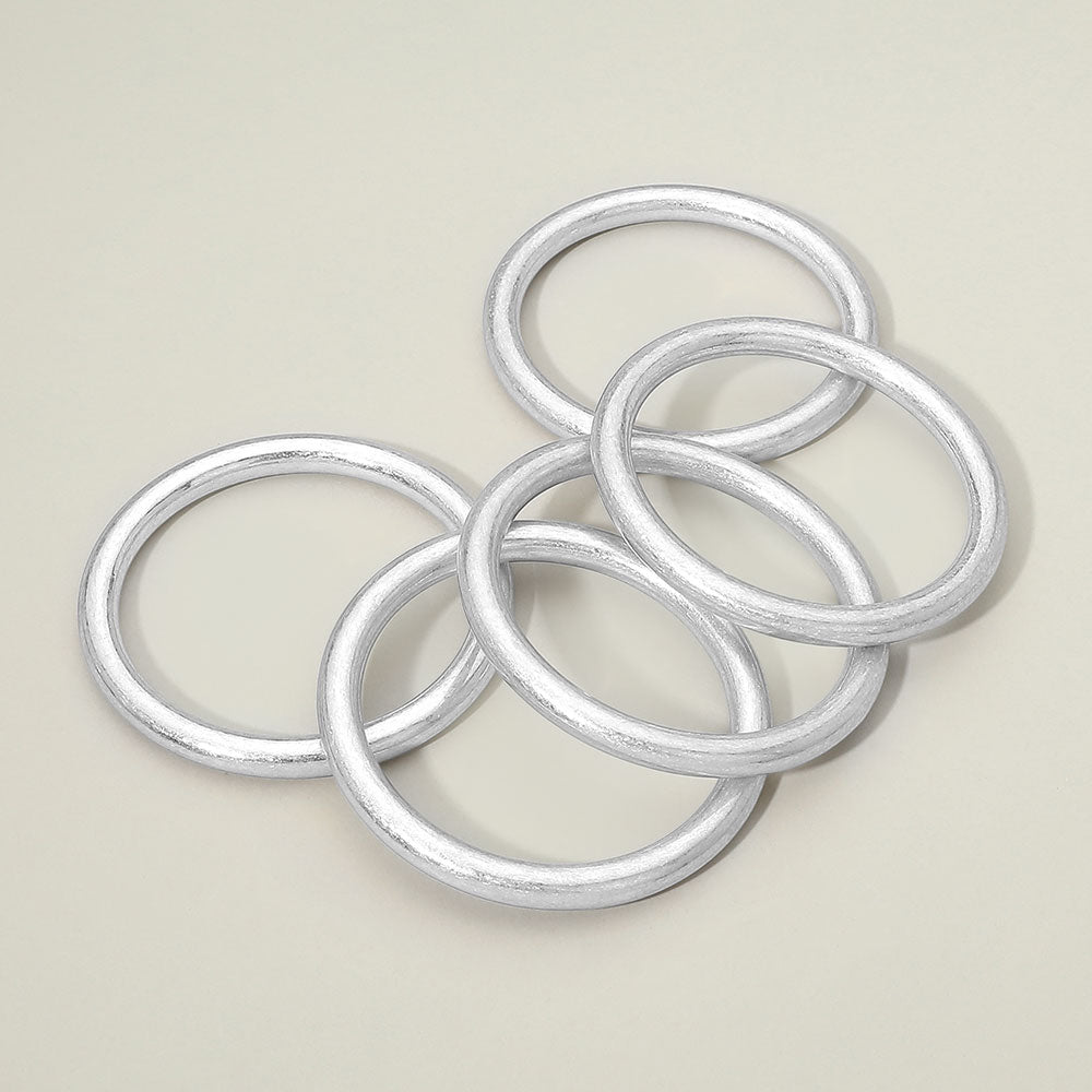 5PCS -Frosty Bangles