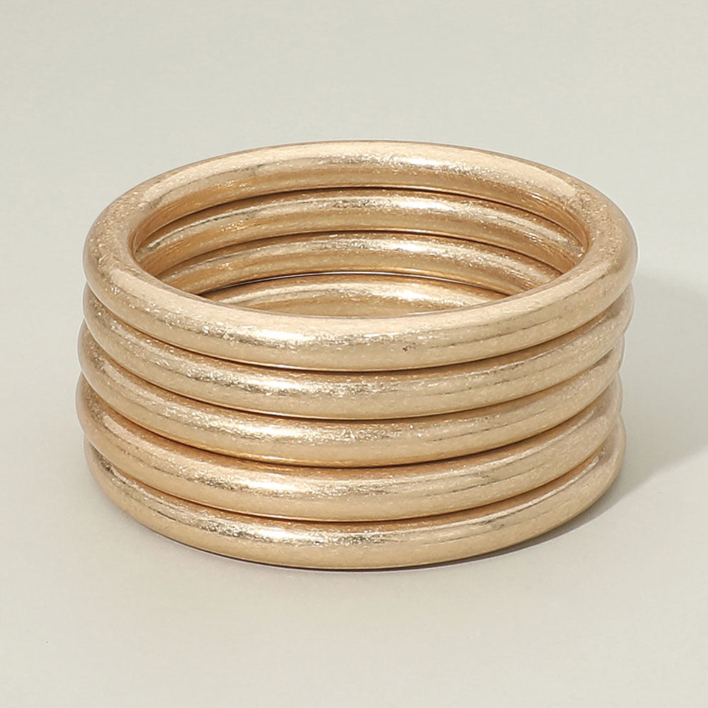 5PCS -Frosty Bangles