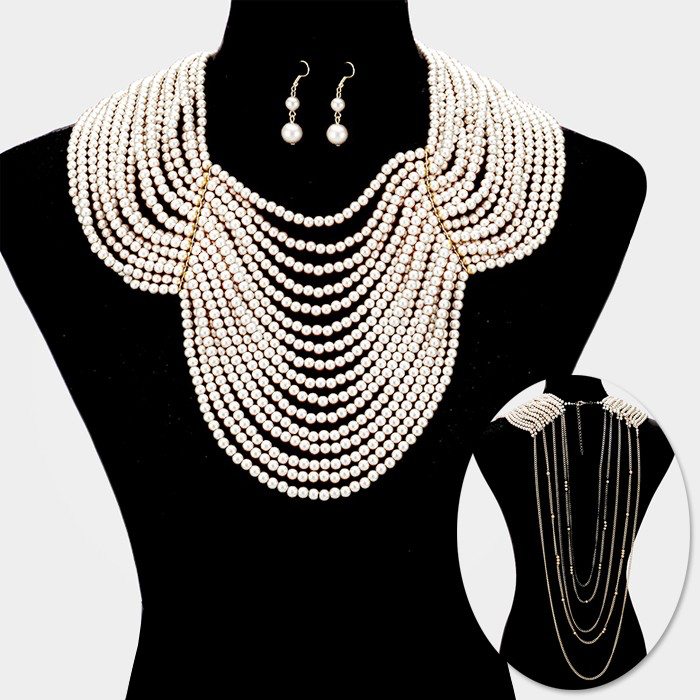 The Royal Pearl Bib