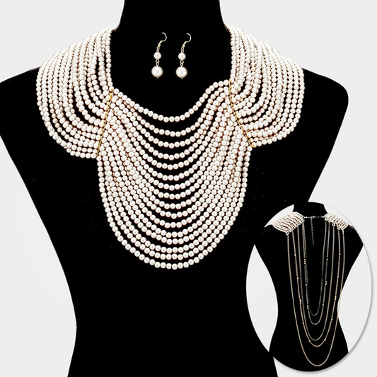 The Royal Pearl Bib